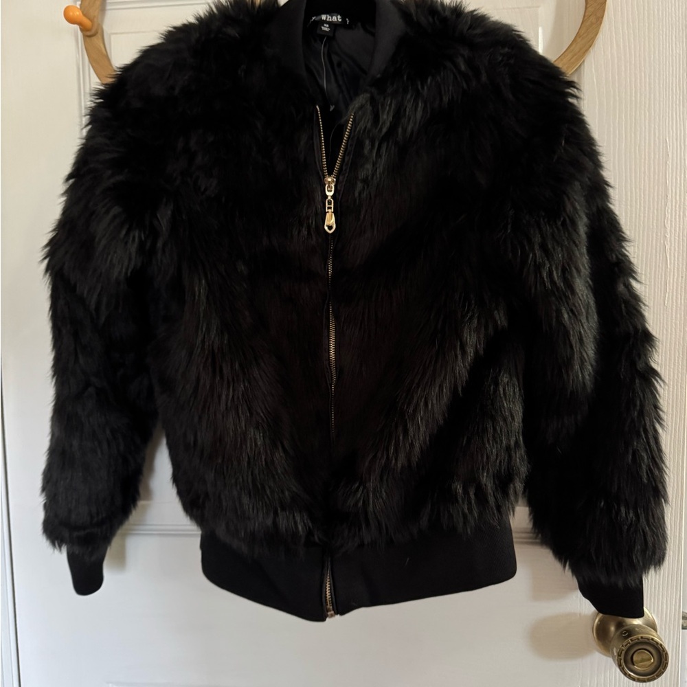 Say What? Black Teddy Jacket